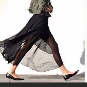 Beautiful Sheer Long/Short Skirt.